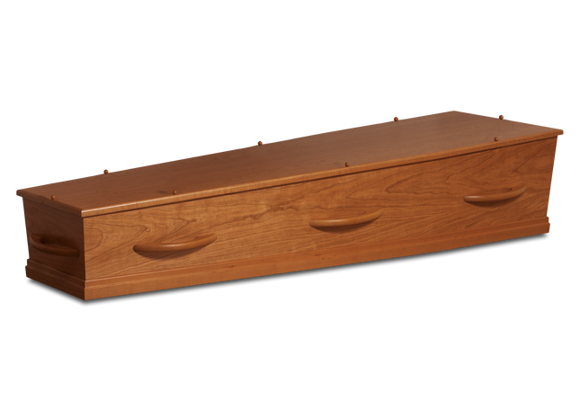Uitvaartkist Kersen 1x Verlengd en verbreed