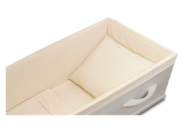 Uitvaartkist Witte Wax