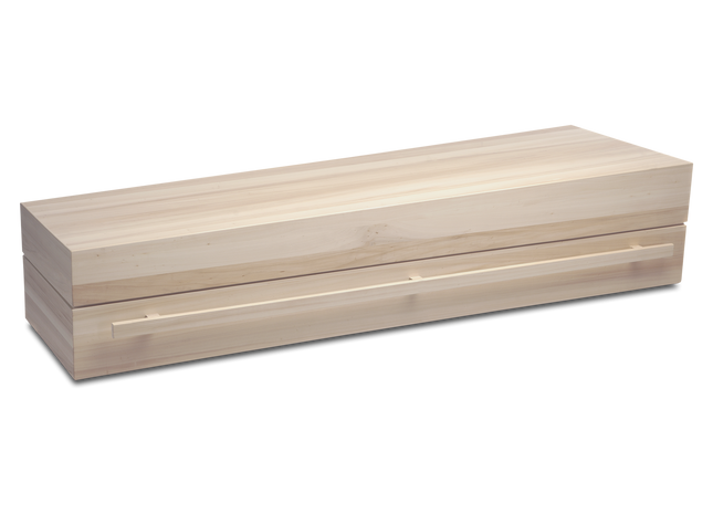 Uitvaartkist Modern Populierenhout