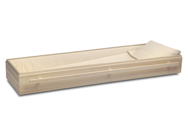 Uitvaartkist Modern Populierenhout